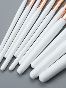 2025 Best-seller 11 pièces ensemble de pinceaux de maquillage Portable Simple Logo personnalisé pinceau de maquillage <span class=keywords><strong>Sexy</strong></span> marque privée marbre Texture sac de maquillage - Product Image 6