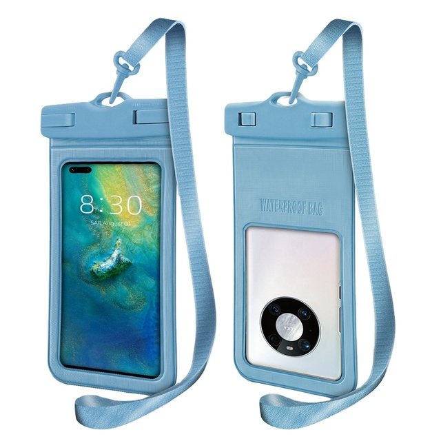 2026 New Swimming Diving Handphone Waterproof Bag Beach Cellphone Dry Pouch Sealed PVC Touch Screen Mobile Phone Bags