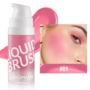 Presse bouteille de liquide blush liquide blush maquillage unique blush emballage <span class=keywords><strong>pailleté</strong></span> blush - Product Image 6