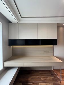 <span class=keywords><strong>Bureau</strong></span> de travail à domicile <span class=keywords><strong>en</strong></span> bois avec étagère intégrée, rangement tout-<span class=keywords><strong>en</strong></span>-un pour livres, dossiers et appareils - <span class=keywords><strong>Bureau</strong></span> extensible et écologique, meubles de chambre à coucher - Product Image 6