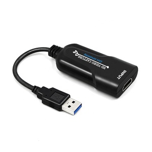 <span class=keywords><strong>Capturadora</strong></span> de vídeo USB 2,0 HDMI Tarjeta de captura de vídeo 1080p 60FPS HDMI a USB captura de vídeo para transmisión en vivo - Product Image 1