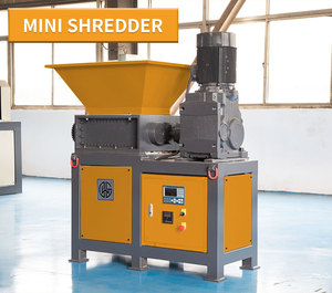Small scrap metal crusher solid waste plastic bottle two shaft mini shredder metal shredder machine