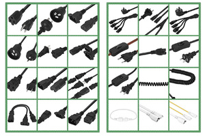 Xuanhui ba-cắm dây điện người anh chân vuông dây điện cắm dây với xoay cắm cho MK5 tóc ép tóc Anh loại - Product Image 6