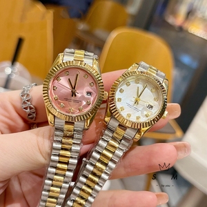 Set di Orologi al Quarzo in Acciaio Inossidabile per Coppie, Impermeabili, Orologi <span class=keywords><strong>da</strong></span> Polso alla Moda, <span class=keywords><strong>Regalo</strong></span> di San Valentino per Uomini e Donne - Product Image 6