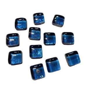 Bon Prix CHANGQI CCU-LB Bleu Clair Haute Lustre Verre Lumineux 25x25x14mm pour Foyer/Cheminée Gaz Naturel/<span class=keywords><strong>Propane</strong></span> - Product Image 2