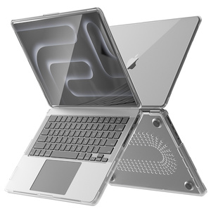 <span class=keywords><strong>Custodia</strong></span> Protettiva per Supporto per Luci per <span class=keywords><strong>MacBook</strong></span> Pro <span class=keywords><strong>14</strong></span> 2024 M4 A3112 A3185 A3401, Cover Antiurto Trasparente - Product Image 2