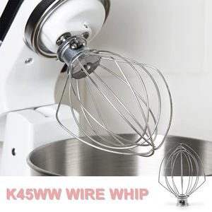 Kitchen Aid Bijlagen Omvatten K45WW Draad Zweep & K45DH Deeg Haak & K45B Gecoate Platte Blade Paddle, 3Pcs Stand Mixers Reparatie Set - Product Image 5