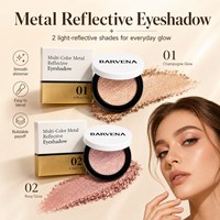 Fard à paupières scintillant longue tenue waterproof, marque privée, haute pigmentation, onctueux et facile à estomper, maquillage pour les yeux de haute qualité