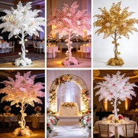 Nouvel Arbre Artificiel OLER en Soie Blanche, Fleurs de Cerisier Sakura, Décoration pour Mariage, Maison, Jardin, Nouvel An, Noël, Saint-Valentin