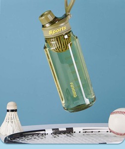 Botella de Agua Deportiva Portátil Ecológica, Vasos de Plástico Minimalistas con Tapa y Asa, Separador de Té Práctico de <span class=keywords><strong>750</strong></span>-1000 ml para Exteriores - Product Image 5