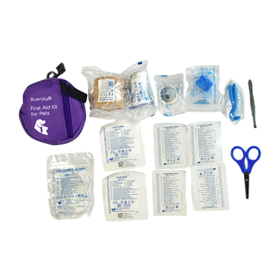 BLUENJOY <span class=keywords><strong>Kit</strong></span> de premiers soins pour chiens et chats Sac vétérinaire <span class=keywords><strong>Kit</strong></span> d'urgence pour animaux de compagnie avec formation <span class=keywords><strong>Kit</strong></span> de premiers soins pour animaux de compagnie pour chiens - Product Image 3