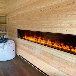 Cheminée à vapeur électrique OEM ODM sans chauffage, insert de luxe moderne <span class=keywords><strong>d</strong></span>écoratif intérieur 1800mm 3D Cheminée à vapeur - Product Image 6