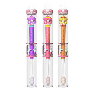 Cepillo de dientes manual con mango de diseño bonito de dibujos animados más vendidos con cerdas suaves <span class=keywords><strong>en</strong></span> espiral y embalaje de tubo de plástico portátil para adultos - Product Image 1