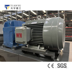 Heavy-Duty Dual-eixo Metal Shredder - CE & <span class=keywords><strong>ISO</strong></span> certificado para conchas de carro reciclagem, 2000 kg/h capacidade com lâminas de aço H13 - Product Image 5