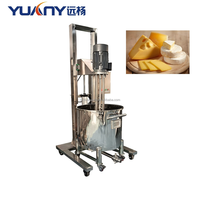 Moteur homogénéisateur-disperseur-ciseleur pneumatique haute vitesse pour fromage à la crème, parmesan et gouda, capacité 200L, 1.5KW