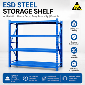 Étagère de stockage antistatique Leenol ESD, étagère métallique réglable, rayonnage d'entrepôt pour salle blanche - Product Image 2