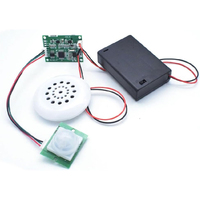 Kit de lecture vocale de musique MP3 Module d'enregistrement sonore avec capteur infrarouge PIR Support USB Télécharger la carte TF Bricolage Boutique Bienvenue