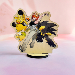 Foto stampata personalizzata Anime legno Craft Standee segnaletica decorativa Cartoon Advertising di qualità scatole di legno Cartoon cartelli <span class=keywords><strong>da</strong></span> parete - Product Image 2