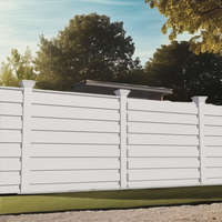 Clôture en aluminium pour la protection de la vie privée avec design anti-escalade, solution de clôture haute sécurité pour la maison et la protection du périmètre
