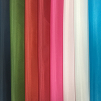 Tissu de doublure en polyester 190T 210T 100% pour veste et sac, en soie pongée, sergé, taffetas, viscose, et taffetas d'acétate