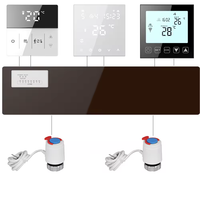 Boîtier de contrôle central de câblage de chauffage Utilisation de thermostat intelligent Tuya pour la zone différente de pompe de chaudière avec thermostat