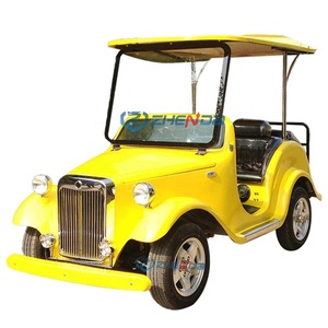 Carrito de Golf Eléctrico de Lujo Vintage en Tendencia 2025, Auto Clásico Retro, Auto Eléctrico Clásico para la Industria Turística - Product Image 2