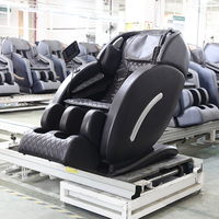 Chaise de massage Shiatsu à mécanisme 3D à gravité zéro, chauffante, avec commande par tablette, pour le corps entier, idéale pour les employés de bureau et l'usage familial – Meilleure vente