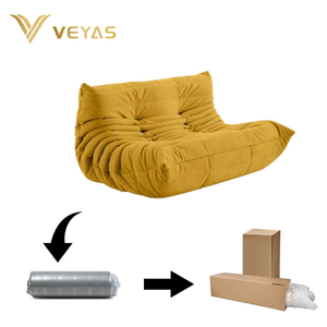 Chaise de salon promotionnelle en tissu velours, utilisation en chambre, durable, portable, écologique, emballage compact, fabricant direct - Product Image 6