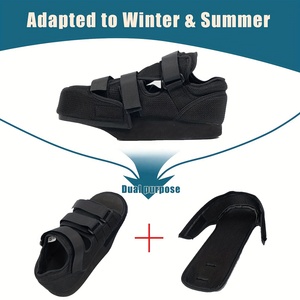 Bottes orthopédiques <span class=keywords><strong>de</strong></span> rééducation pour décompression du <span class=keywords><strong>talon</strong></span>, chaussures post-opératoires pour orteil cassé, hallux valgus, orteil en marteau, ou ulcère du pied diabétique - Product Image 2