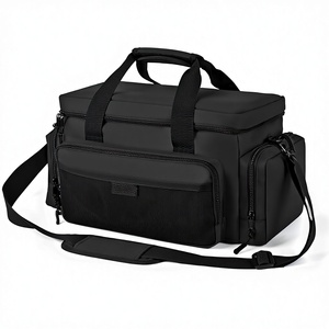 <b>Heavy</b> <b>Duty</b> Nylon Waterproof <b>Tool</b> <b>Bag</b> Multi-Pockets Portable Storage Large Zipper Adjustable Shoulder Strap Ergonomic Handle - Product Image 2