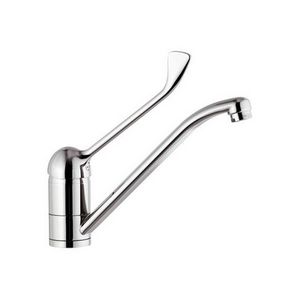 Grifo Mezclador Monomando para Fregadero, Cromado, 40.8 cm de Longitud, Grifo de Cocina - Product Image 1