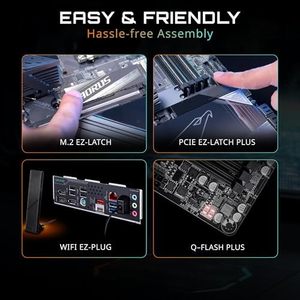 Placa Base GIGABYTE B850M <span class=keywords><strong>AORUS</strong></span> Elite WIFI6E ICE AMD <span class=keywords><strong>AM5</strong></span> LGA 1718 MATX DDR5 M.2 PCIe 5.0 USB-C 2.5GbE LAN EZ-Latch Nueva 128GB - Product Image 3