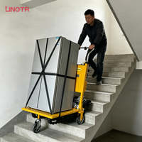 Chariot électrique pliant pour escaliers, chariot à main électrique pour escaliers, chariot à chenilles électrique pour escaliers, monte-escalier électrique