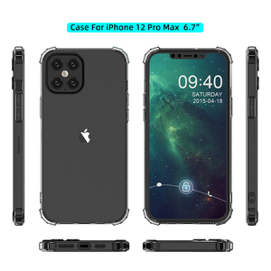 Transparent TPU Anti-Drop Shockproof Camera <b>Protector</b> 360 Full Wrap Protection Airbag Mobile Phone Cases For iPhone 12 Pro Max - Product Image 5