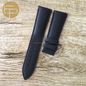 Durevoli di alta qualità dell'annata crazy-cavallo <span class=keywords><strong>grigio</strong></span> in vera <span class=keywords><strong>pelle</strong></span> di vitello <span class=keywords><strong>cinturino</strong></span> di vigilanza con imbottitura - Product Image 3