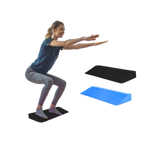 Large Slant Board for Heel Elevated Squat Weightlifting Exercise Platform Squat Wedge Block