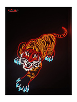 Enseigne néon LED personnalisée avec design gratuit, sans MOQ, pour dropshipping, fournitures de fête, enseigne néon personnalisée, enseignes néon tigre personnalisées