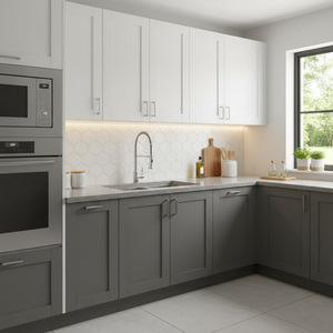 Mobile da Cucina Sunique SW-W3012, Anta in MDF Moderna, Stile Shaker Bianco - Product Image 3