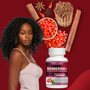 Cápsulas de Berberina, Suplemento de Berberina HCI con <span class=keywords><strong>Canela</strong></span> de Ceilán, Apoya la Salud Inmunológica, del <span class=keywords><strong>Colesterol</strong></span>, Digestiva e Intestinal de la Mujer - Product Image 5