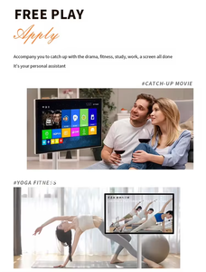 Best Lightweight Easy to Move <strong>Portable</strong> Smart <strong>Tv</strong> <strong>Portable</strong> High Definition Display Digital Wireless Mobile <strong>Tv</strong> with Wheels - Product Image 6