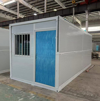 Maison modulaire préfabriquée abordable en conteneur, structure à deux étages en option, aménagement personnalisé pour hébergement ou bureau
