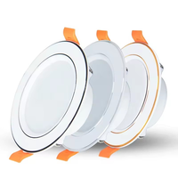 Spot LED encastré moderne en aluminium pour intérieur commercial, RGB, PIR, d'urgence, dimmable, 12V