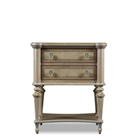 Meubles de salon français haut de gamme en bois massif table d'angle canapé table téléphonique Villa hôtel peut être personnalisé