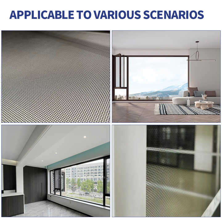 Modern Design Retractable Insect Screen Window Stainless Steel Fly & Mosquito Net with Aluminum Roll Screening