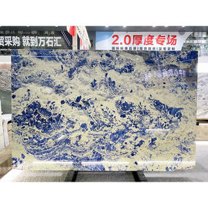 OEM/ODM <span class=keywords><strong>Cloisonne</strong></span> Marmer Lembaran Besar Poles Ramah Lingkungan Tahan Air Awet untuk Lantai Tangga Hotel Vila - Product Image 4