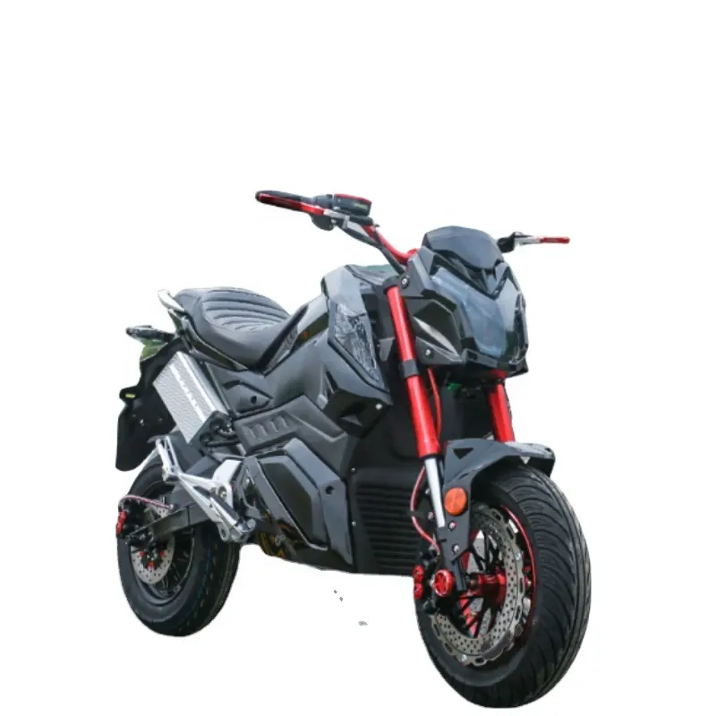 Moto électrique de haute puissance pour adultes, moteur rétro 72 V, 2000 w, batterie au lithium 20 A, rapide, livraison gratuite