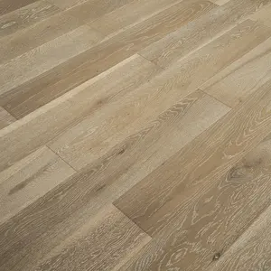 Prezzo del produttore tempi di consegna brevi mano rottami di legno duro pavimenti in legno rovere laminato pavimento impermeabile in legno