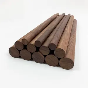 Holzhandwerk Massivholz DIY rund glatt billig Holz Buchenstäbchen