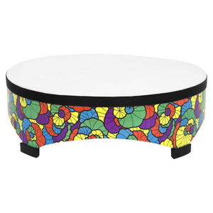 Tambour de sol Orff 22 pouces en plastique Zhejiang OF0265 pour spectacles de maternelle enfants de 5 à 7 ans - Product Image 1