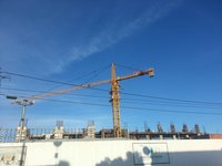 Grue à tour Hammerhead Topkit 8T 60M pour la construction de bâtiments MC170-HS6014